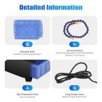 Gem Faceting Cutting Carving Polishing Machine, Jewelry Lapidary Saw for Cutting Rocks, 110v Table Saws Grinder Machine, Practical Sink, 0-10000r/Min Infinitely Adjustable Speed