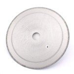 JINGLING 8" inch Diamond Lapidary Saw Blade Notched Rim Edged Trim Stone Tools