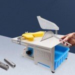 750W Mini Table Saw & Polisher, Adjustable Speed 1000-10,000 RPM Multifunctional Lapidary with 6-Inch Jade Saw Blade Woodworking Carving Lathe Machine for Cutting, Grinding
