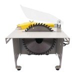 750W Mini Table Saw & Polisher, Adjustable Speed 1000-10,000 RPM Multifunctional Lapidary with 6-Inch Jade Saw Blade Woodworking Carving Lathe Machine for Cutting, Grinding