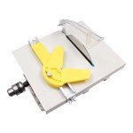 750W Mini Table Saw & Polisher, Adjustable Speed 1000-10,000 RPM Multifunctional Lapidary with 6-Inch Jade Saw Blade Woodworking Carving Lathe Machine for Cutting, Grinding
