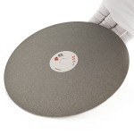 JINGLING 8" Inch Diamond Grinding Disc 150 Grit Flat Lap Disk Lapping Plate Sanding Pads Lapidary Tools for Stone Pottery Faceting Machine