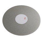 8 inch Diamond Disc Grit 150 High Density Coated Flat Lap Lapping Lapidary Wheel Glass Jewelry Polishing Tool Grinding Sharpening Metal Back 1/2 Arbor GRIT0150