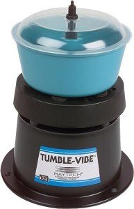 Raytech 23-001 TV-5 Standard Vibratory Plastic Tumbler, 0.05 Cubic feet Bowl Cap