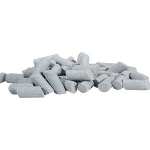 Raytech 41-316 Angle Cut Cylinders Ceramic Media, 90 lbs/cu ft Density, 3/8" x 7/8" Size, 20lbs Weight