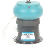 Raytech 23-009 TV-10 Standard Vibratory Tumbler, 0.10 cubic feet Bowl Capacity, 115V, 60Hz, Blue, Black
