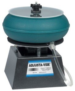 Raytech 23-024 AV-18 Standard Vibratory Tumbler with Drain, 0.18 Cubic feet Bowl Capacity, 115V, 60 Hz