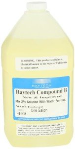 Raytech 41-008 Non-Foaming Compound B Liquid Soap, 1 Gallon Bottle
