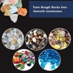 Seuqhck 8LB Ceramic Media for Rock Tumbling, 1/5" x 2/5" Reusable Non-Abrasive Cylinder Pellets, Grit Refill for Lapidary Tumblers & Stone Polishers