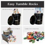 Seuqhck 8LB Ceramic Media for Rock Tumbling, 1/5" x 2/5" Reusable Non-Abrasive Cylinder Pellets, Grit Refill for Lapidary Tumblers & Stone Polishers
