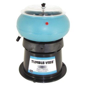 RAYTECH 23009R Vibratory Tumbler System,0.10 cu.ft. 40KG90