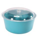 Raytech 23-005 Polyethylene Bowl with Lid, 0.05 Cubic feet Capacity, 8" Diameter