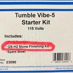 RayTech Grit GS-H2 Stone Finishing Kit Tumble Vibe-5 Vibratory Rock Tumbler Grit