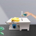 Jewelry Lapidary Saw for Cutting Rocks 110V 750W Multifunction Mini Lapidary Saw Gem Jewelry Polishing Grinding Machine 6-Inch Table Rock Blade Mini Table Wood Saws