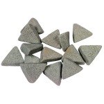 RAYTECH 41-310 Ceramic Media,Triangle,5/16" x 7/8" 5UJX0