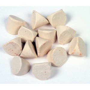 Raytech 41-343 Ceramilite Media,V-Cut Cylinder,5/8"