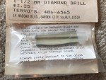 RAYTECH 51-004 Diamond Drill 1 1/2mm NEW IN SEALED PACKAGE Tervo's New York