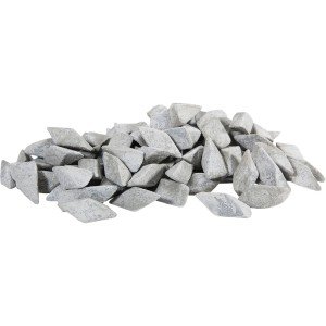 Raytech 41-319 Ceramic Media, Angle Cut Cylinder, 3/8 x 7/8, 50 lb