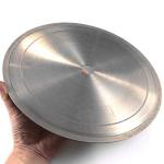 12" inch Sintered Diamond Lapidary Saw Blade Rock Slab Trim Arbor W Bushing 5/8"