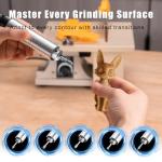 DZQ Mini Table Saw Jewelry Making Polisher w/Flex Shaft Multifunctional Bench Grinder Sander Buffing Machine Woodworking Tool 69Pcs Accs 10,000Rpm 750W