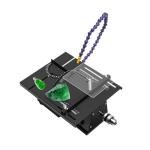 110V Jewelry Table Saw,Multi-Function Jewelry Rock Bench Polishing Grinding Machine,Infinitely Adjustable Speed,Adjust Angle,Rock Saw Lapidary Polisher Buffer,For Diy Cutting, Grinding, Engraving