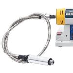 110V 320W Rock Jewelry Polisher Bench Buffer Polishing Faceting Machine Lapidary Equipment Electric Mini Gemstone Lathe Polisher Rock Grinder Tool Kits