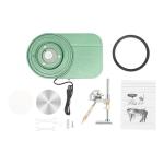 Gem Faceting Machine, Gemstone Flat Grinder Jewelry Lapidary, 180W Cutter Polisher, 2800RPM Adjustable Rotating Speed, Rock Polisher with Precise Mechanical Manipulator & Scale Gem Jade Stone Crystal