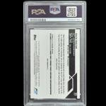Isack Hadjar 2023 Topps Chrome F1 Mini Diamonds Refractor /299 Auto PSA 10
