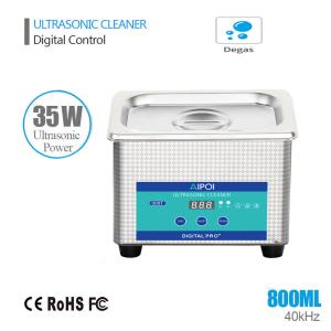 AIPOI Ultrasonic Cleaner with Timer Heating Machine Digital Sonic Cleaner SUS304