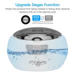 600ML Ultrasonic Cleaner Wave Cleaning Jewellery Polishing Machine Tank Timer US
