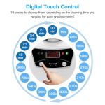 600ML Ultrasonic Cleaner Wave Cleaning Jewellery Polishing Machine Tank Timer US