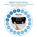 Ultrasonic Jewelry Cleaner Denture Glass Watch Ring Bath Tank Cleaning Machine X