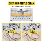 AIPOI Ultrasonic Cleaner with Timer Heating Machine Digital Sonic Cleaner SUS304