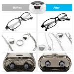 600ML Ultrasonic Cleaner Wave Cleaning Jewellery Polishing Machine Tank Timer US
