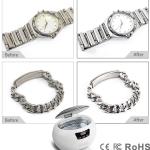 Ultrasonic Jewelry Cleaner Denture Glass Watch Ring Bath Tank Cleaning Machine X