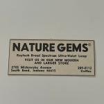Nature Gems Raytech Broad Spectrum Ultra-Violet Lamp South Bend 1968 Ad SAH8-S40