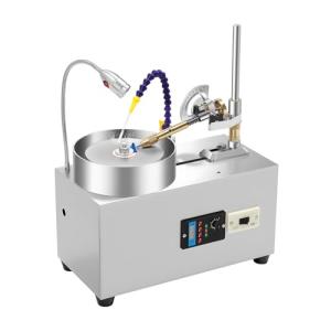 Gem Faceting Machine, 0-2800RPM with Pump Lapidary Ddigital Jewelry Polisher Jewelry Jade Rock Angle Polisher Grinder 180W (Silver)