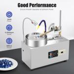 Gem Faceting Machine, 0-2800RPM with Pump Lapidary Ddigital Jewelry Polisher Jewelry Jade Rock Angle Polisher Grinder 180W (Silver)