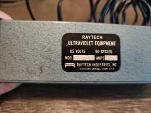 Vintage Raytech Ultraviolet Equipment Model BS-1 115V Made in USA