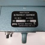 Raytech Ultraviolet Equipment Model LS-7 115V Vtg Made in USA Tested Works Read