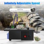 Jewelry 110V Table Saw Gem, Jewelry Rock Bench Polishing Grinding Machine Lathe, Polisher Gem Lathe Rock Saw Lapidary Polisher Buffer, Mini Table Saw DIY Grinder for Cutting, Grinding, Engraving
