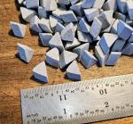 Raytech Ceramic Polishing Media • 1/4" x 5/16" Triangle 5LBS NEW! ☆USA