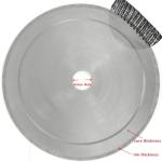 JINGLING 6" inch 150mm Diamond Lapidary Saw Blade Notched Rim 1mm Trim Slab Tools for Stone