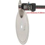 JINGLING Lapidary Blade, 6 inch Diamond Lapidary Saw Blade, Trim Blades Thin Rim 0.36mm Cutting Rocks Tools for Stone Pack of 5Pcs