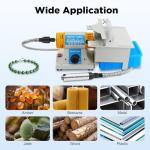 Jewelry Lapidary Saw for Cutting Rocks, Mini Table Saws Grinder Polishing Machine 0-10000r/min with Flexible Shaft (Mini Table Lapidary Saw)
