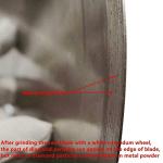 JINGLING 4.5" in 110mm Lapidary Saws Sintered Diamond Blade Trim Tools for Stone