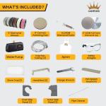 CabKing 6" Cabbing Machine - Lapidary Rock and Jewelry Gem Grinder Polisher - Model CABKING-6V3