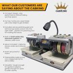 CabKing 6" Cabbing Machine - Lapidary Rock and Jewelry Gem Grinder Polisher - Model CABKING-6V3