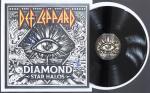 Joe Elliott Phil Collen Sign Frame Def Leppard '22 Diamond Star Halos Record JSA