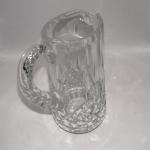 Crystal Clear Industries Pitcher Cardiff Diamond Pattern Star Bottom 5.75”